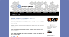Desktop Screenshot of cooperativademusica.com.br